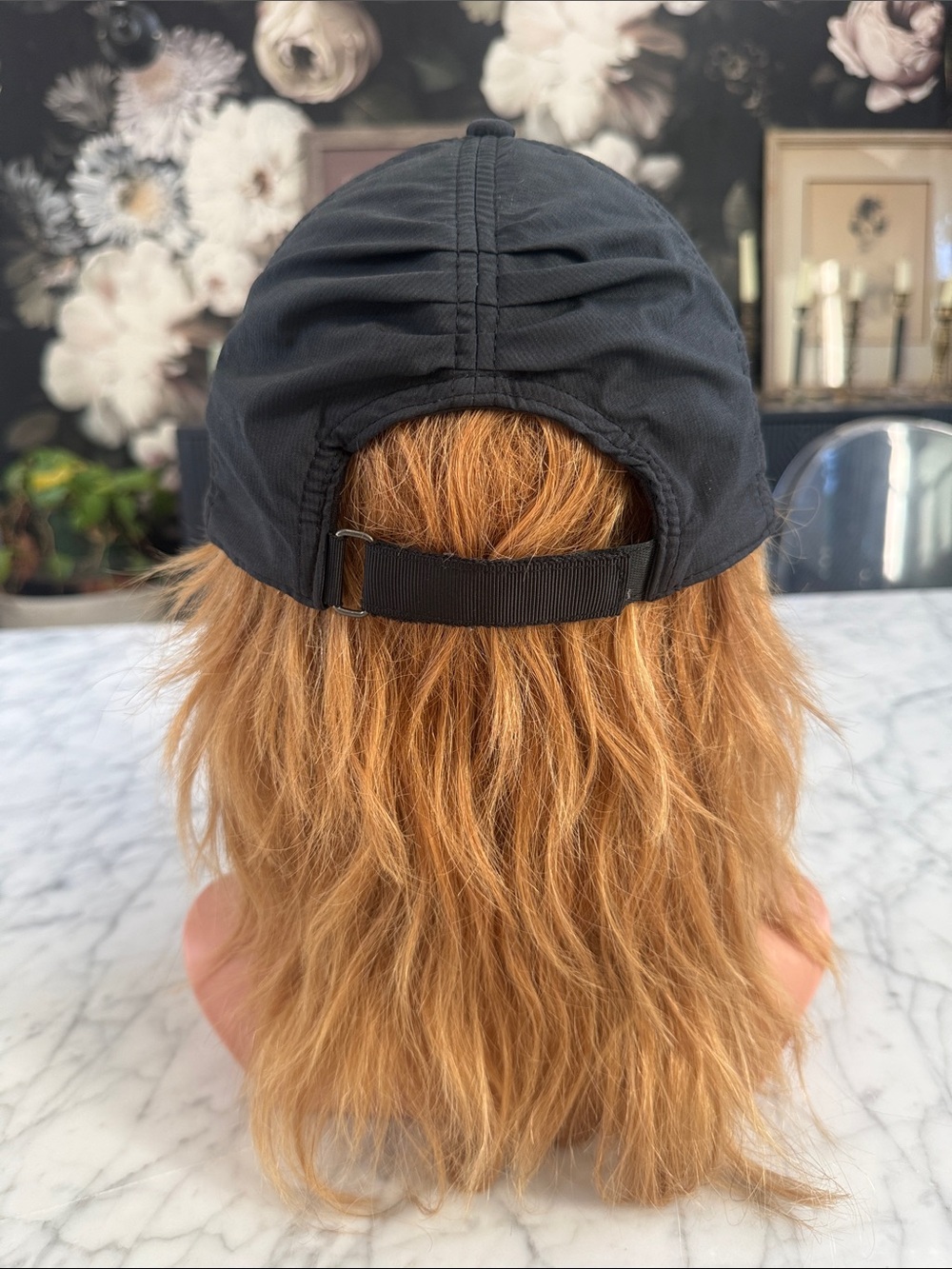 Lululemon Womens Black Workout Hat  Adjustable Strap OS
